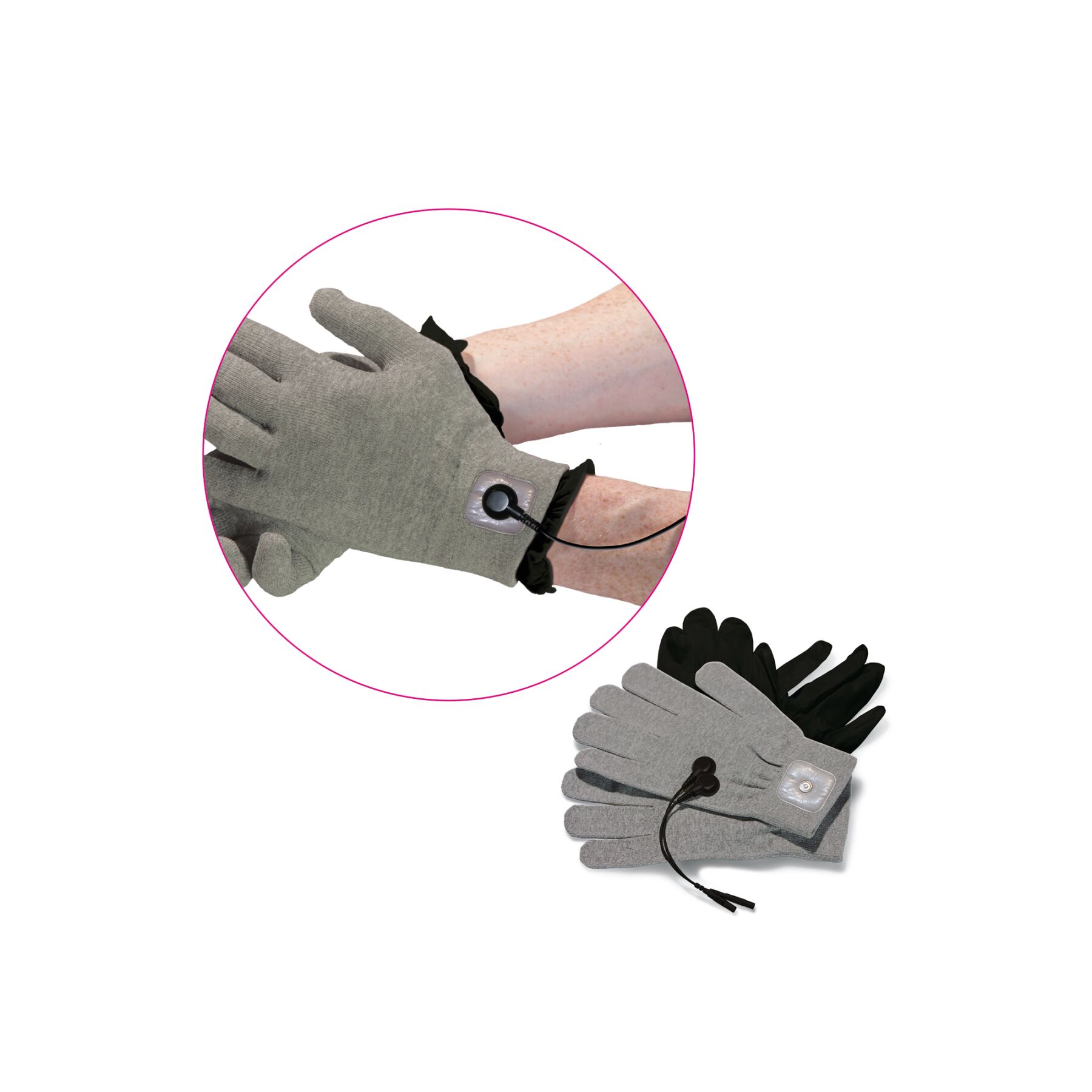 Рукавички для електростимуляції mystim magic gloves, дуже ніжний вплив Рукавички для електростимуляції mystim magic gloves, дуже ніжний вплив
