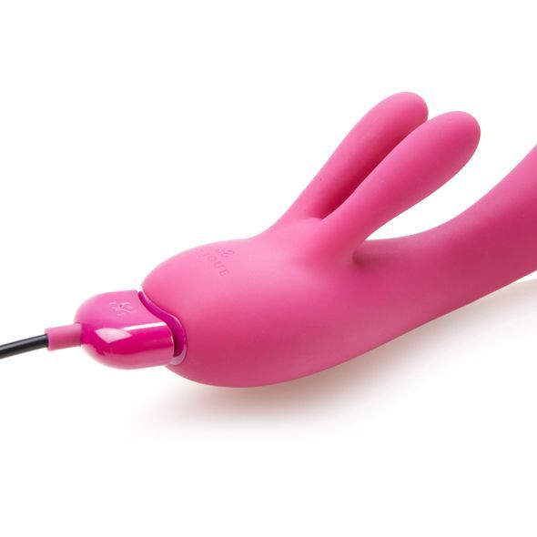 Вібратор кролик je joue fifi fuchsia з трьома моторами, глибока вібрація Вібратор кролик je joue fifi fuchsia з трьома моторами, глибока вібрація