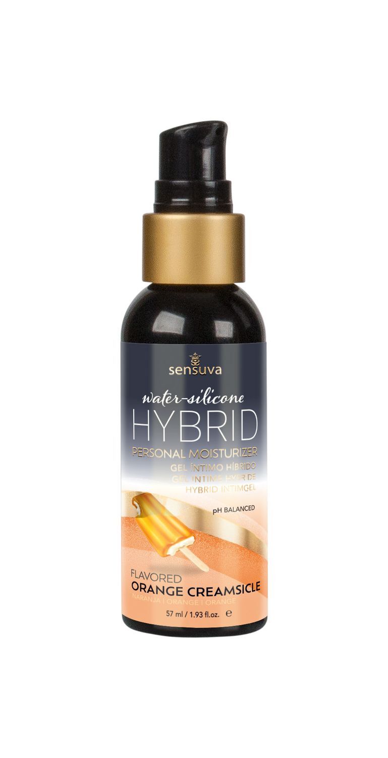 Змазка водно силіконова sensuva hybrid orange creamsicle 57мл без цукру, можна для оральних пестощів Змазка водно силіконова sensuva hybrid orange creamsicle 57мл без цукру, можна для оральних пестощів