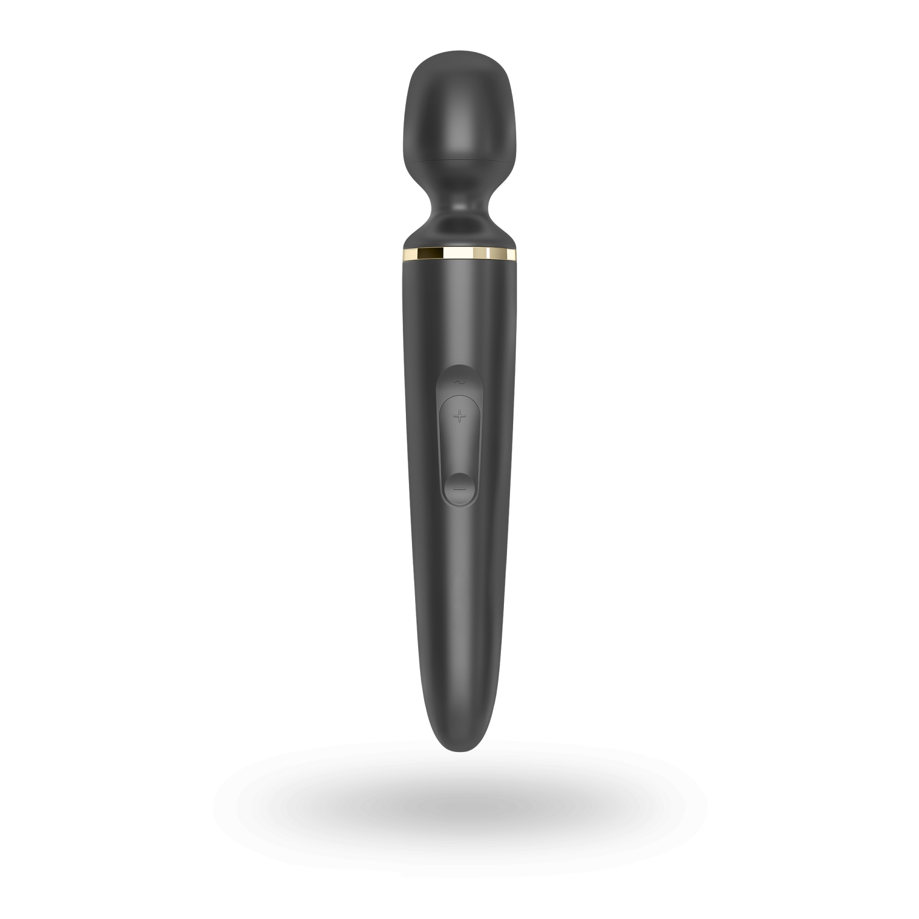 Вібромасажер satisfyer wand er woman (black/gold), водонепроникний, потужний, розмір xxl Вібромасажер satisfyer wand er woman (black/gold), водонепроникний, потужний, розмір xxl