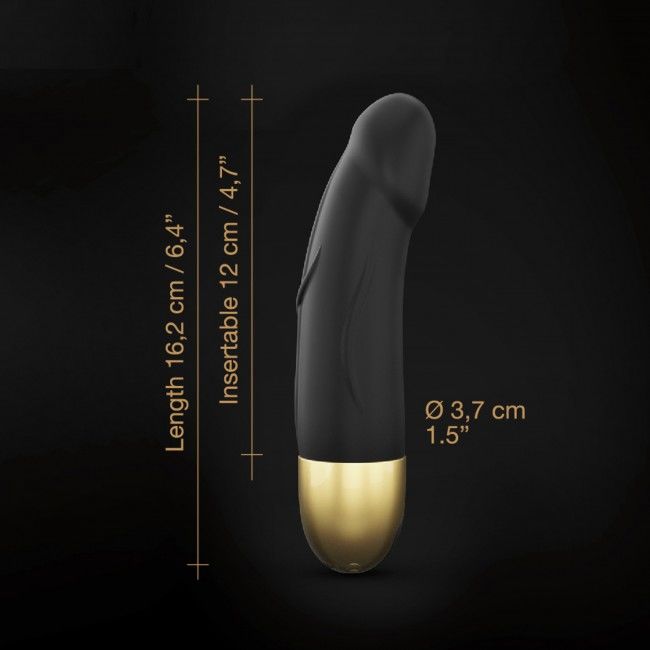 Вібратор dorcel real vibration s gold 2.0, діаметр 3,7см, перезаряджуваний, для точки g Вібратор dorcel real vibration s gold 2.0, діаметр 3,7см, перезаряджуваний, для точки g