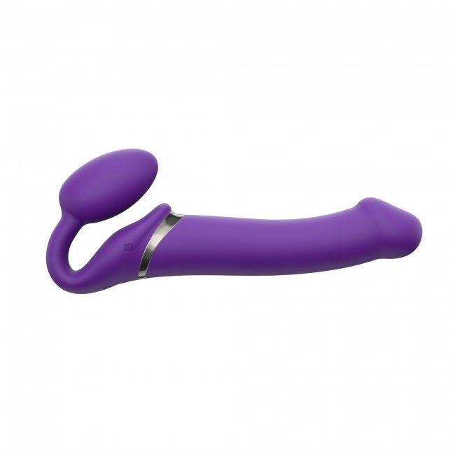 Безремінний страпон з вібрацією strap on me vibrating violet l, діам. 4,2 см, пульт ДК, регульований Безремінний страпон з вібрацією strap on me vibrating violet l, діам. 4,2 см, пульт ДК, регульований
