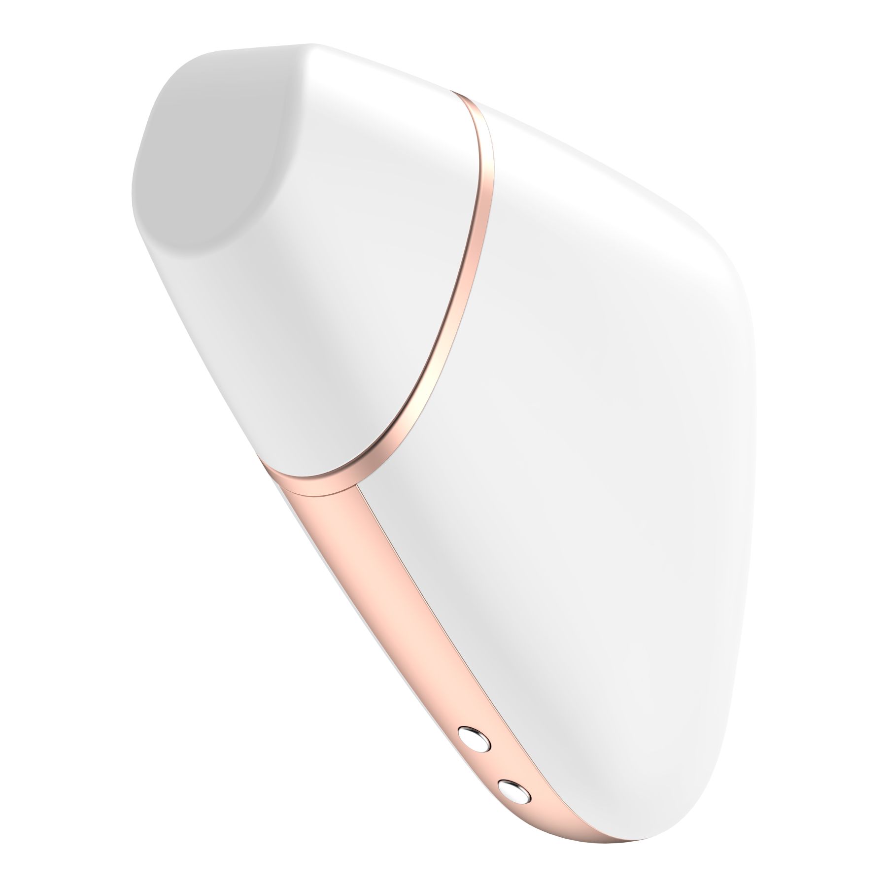 Вакуумний кліторальний стимулятор satisfyer love triangle white з керуванням через інтернет Вакуумний кліторальний стимулятор satisfyer love triangle white з керуванням через інтернет
