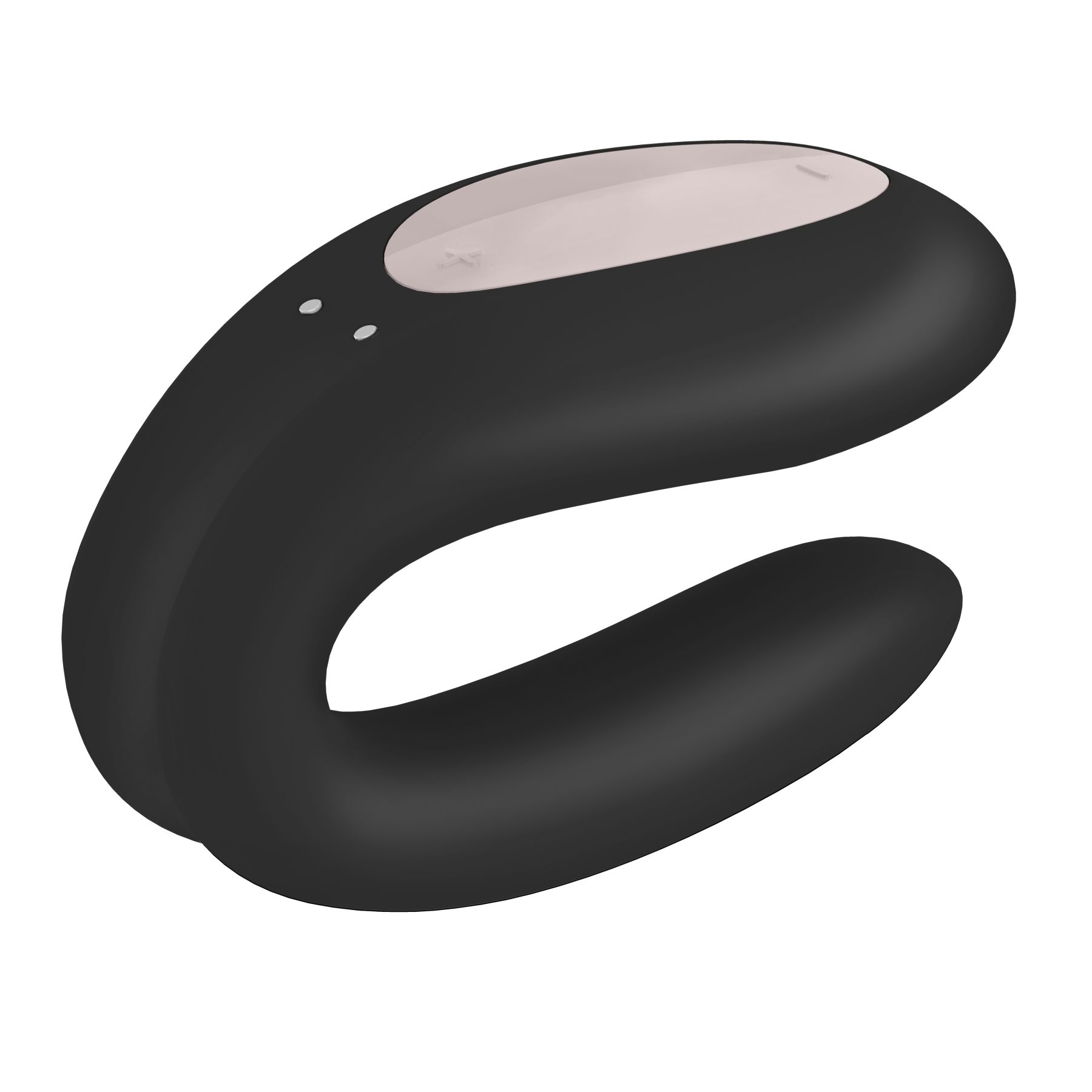 Смарт вібратор для пар satisfyer double joy black із широким кліторальним стимулятором Смарт вібратор для пар satisfyer double joy black із широким кліторальним стимулятором
