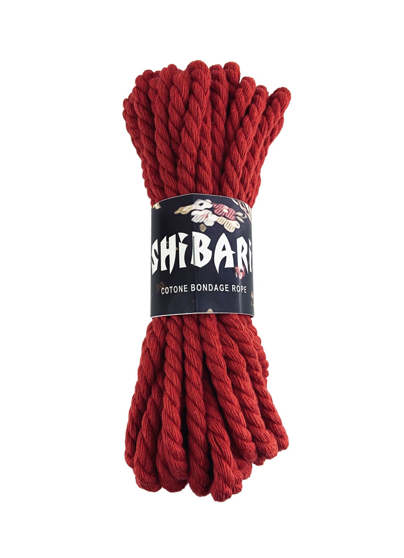 Бавовняна мотузка для шібарі feral feelings shibari rope, 8 м червона Бавовняна мотузка для шібарі feral feelings shibari rope, 8 м червона