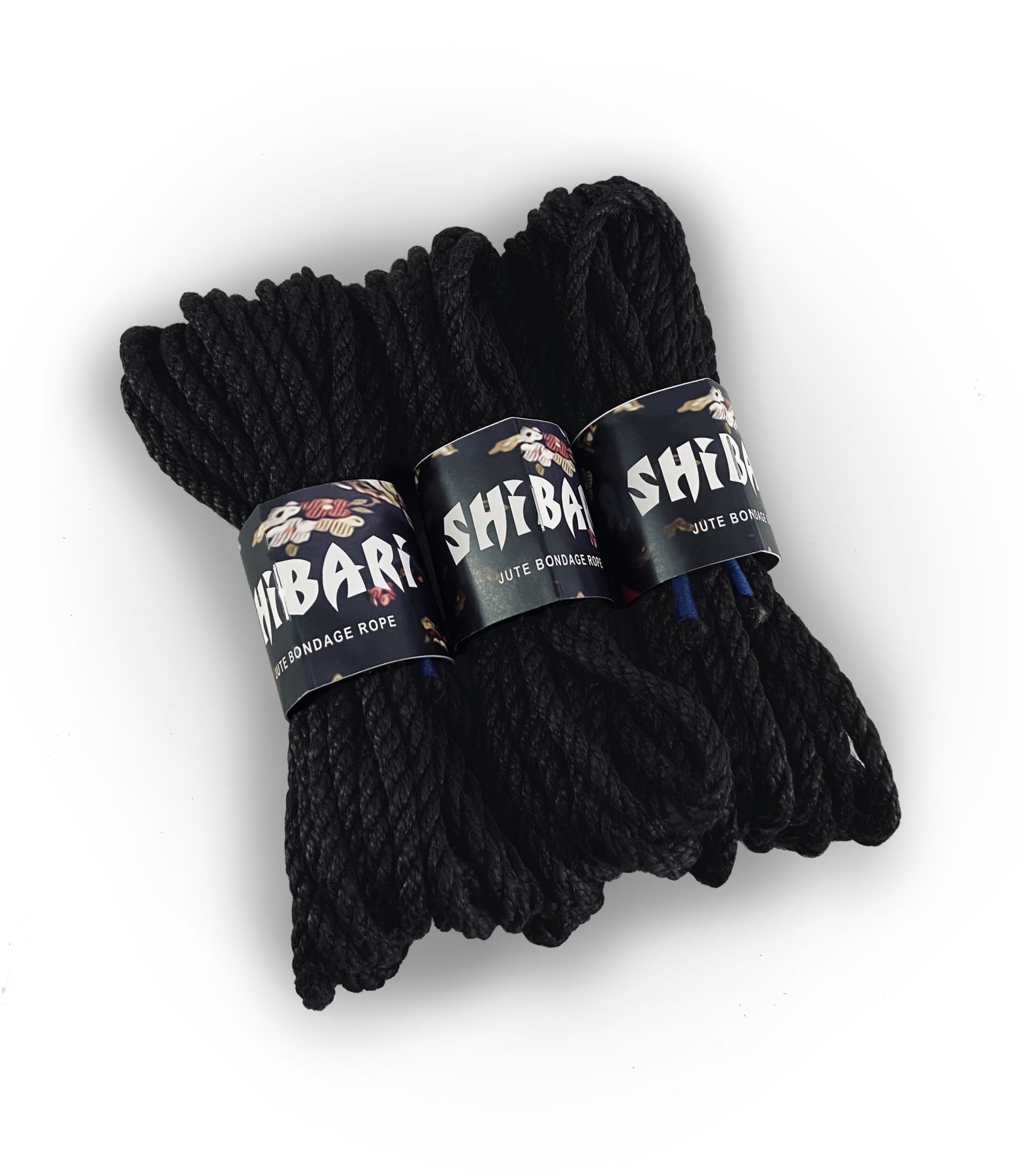 Джутова мотузка для шібарі feral feelings shibari rope, 8 м чорна Джутова мотузка для шібарі feral feelings shibari rope, 8 м чорна