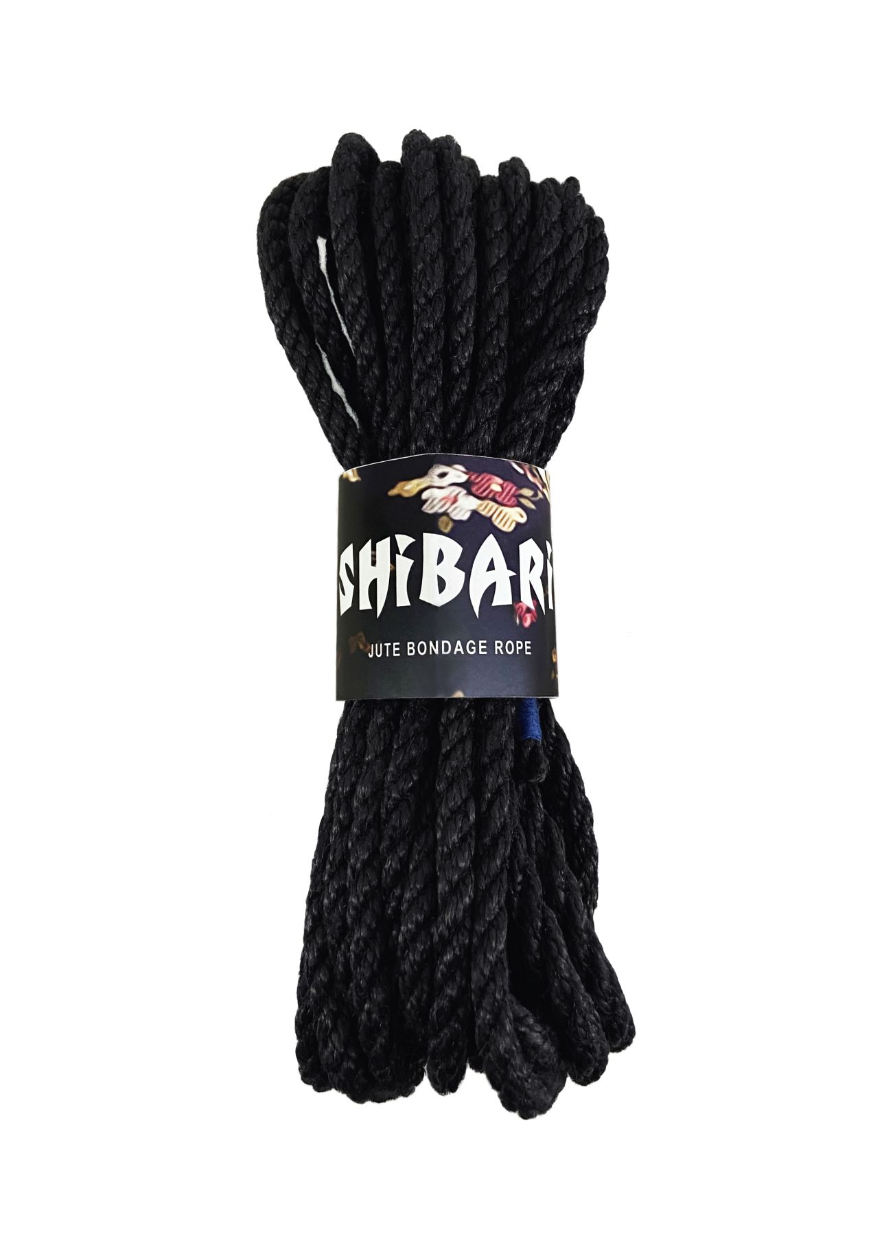 Джутова мотузка для шібарі feral feelings shibari rope, 8 м чорна Джутова мотузка для шібарі feral feelings shibari rope, 8 м чорна
