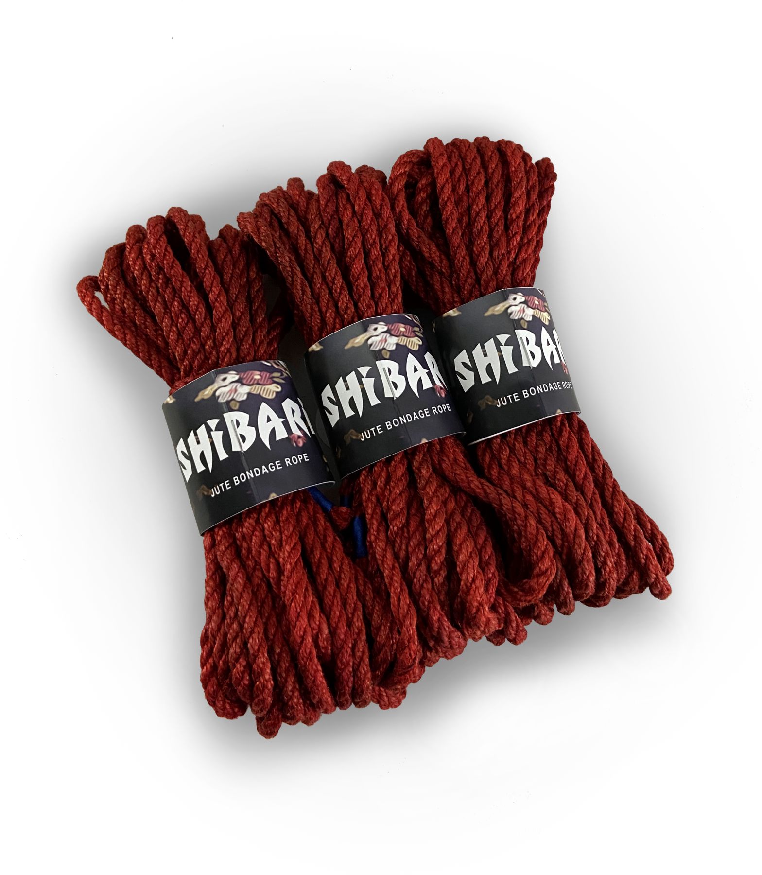 Джутова мотузка для шібарі feral feelings shibari rope, 8 м червона Джутова мотузка для шібарі feral feelings shibari rope, 8 м червона