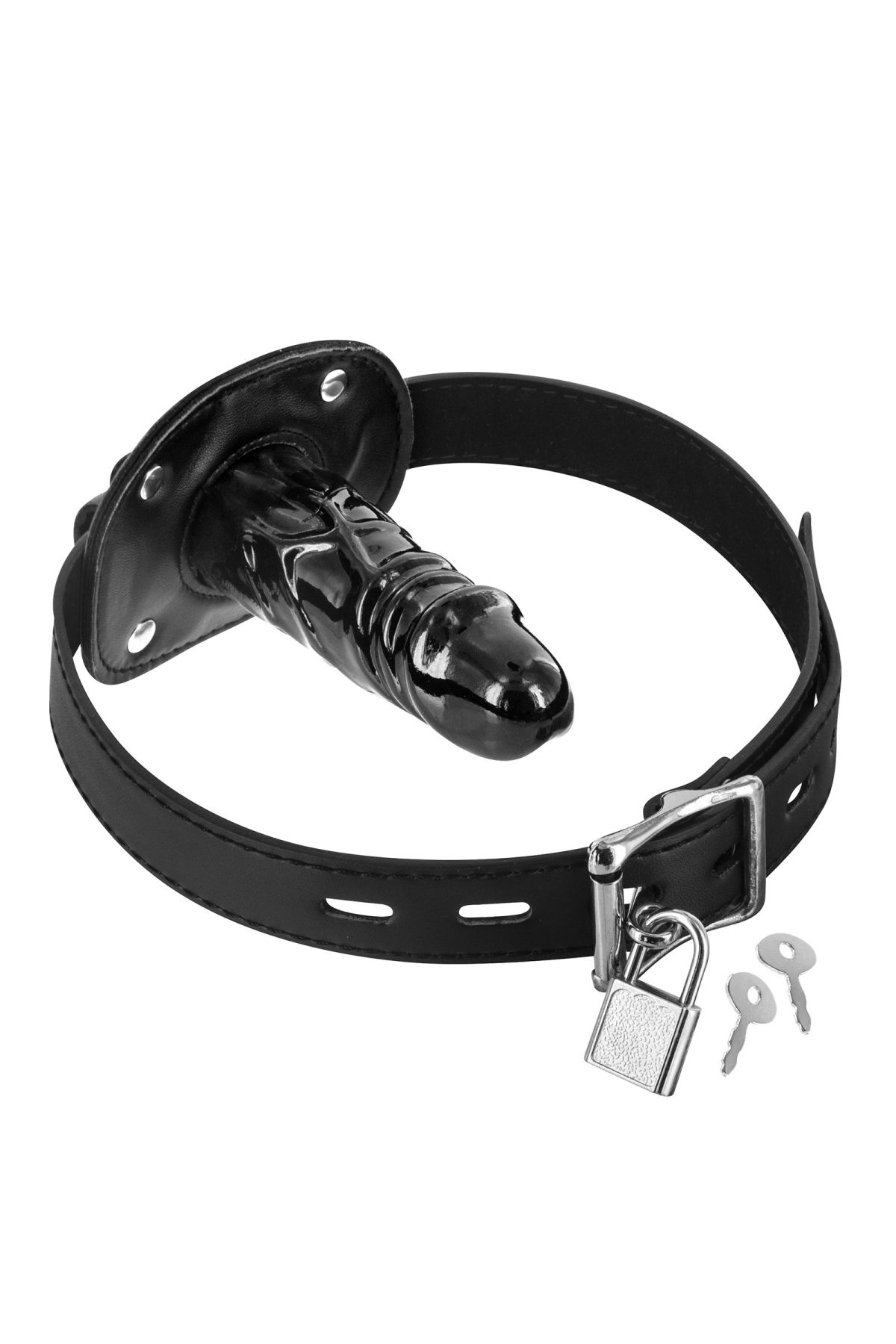 Кляп з великим фаллоімітатором fetish tentation penis gag t2 Кляп з великим фаллоімітатором fetish tentation penis gag t2