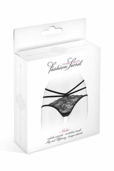 Трусики з відкритою попкою fashion secret nadia black Трусики з відкритою попкою fashion secret nadia black