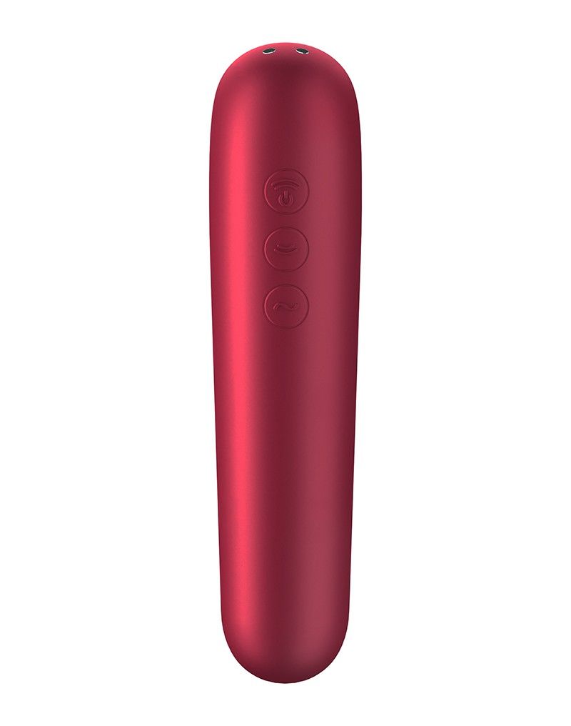 Смарт вібратор та вакуумний стимулятор 2в1 satisfyer dual love pink Смарт вібратор та вакуумний стимулятор 2в1 satisfyer dual love pink