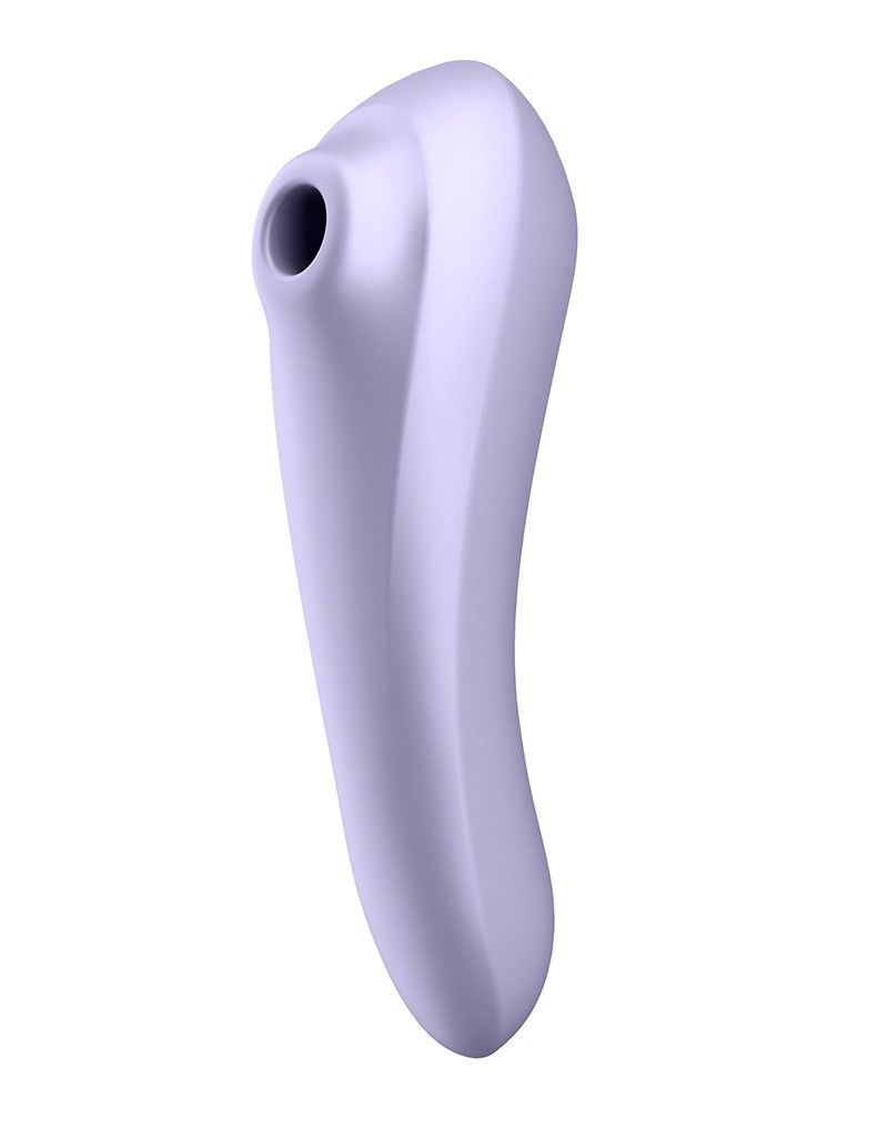 Смарт вібратор та вакуумний стимулятор 2в1 satisfyer dual pleasure mauve Смарт вібратор та вакуумний стимулятор 2в1 satisfyer dual pleasure mauve