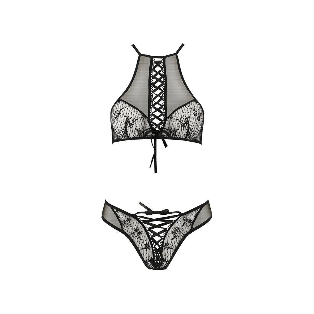 Еротичний комплект passion azalia set l/xl, black Еротичний комплект passion azalia set l/xl, black