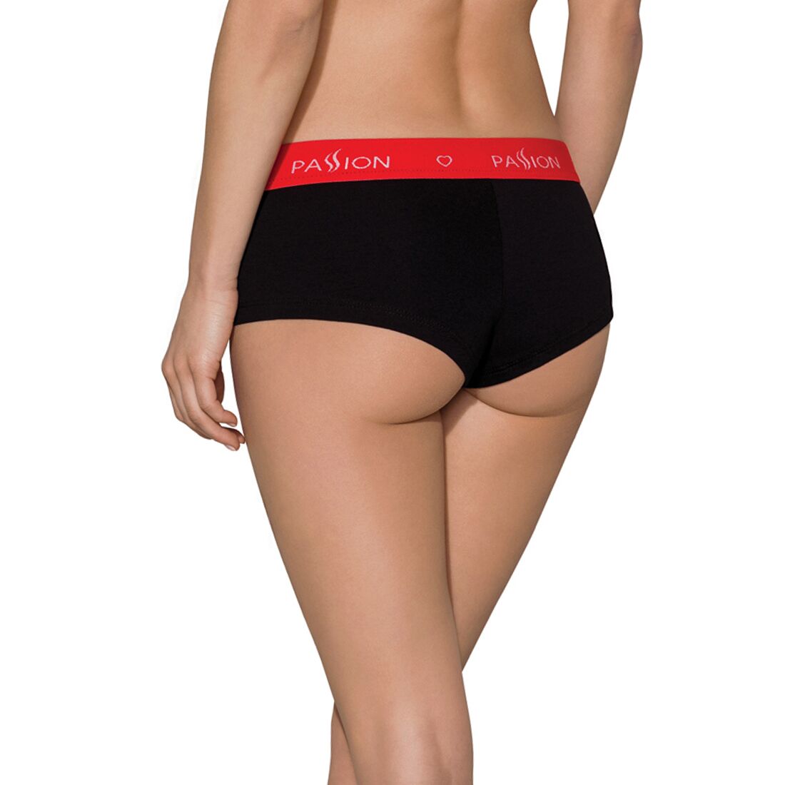 Трусики шортики passion ps003 panties l, black Трусики шортики passion ps003 panties l, black
