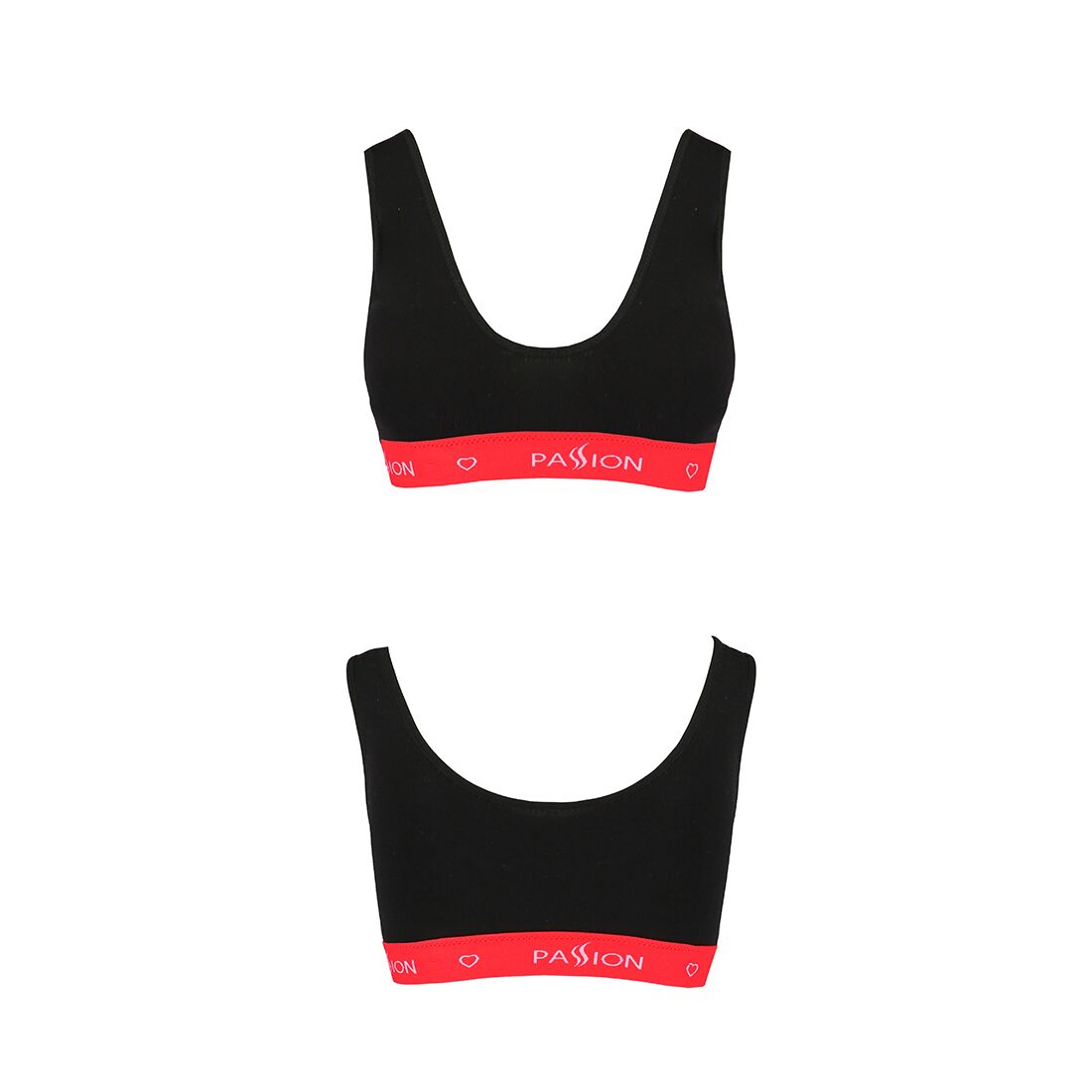 Спортивний топ на широких бретелях passion ps003 top xl, black Спортивний топ на широких бретелях passion ps003 top xl, black