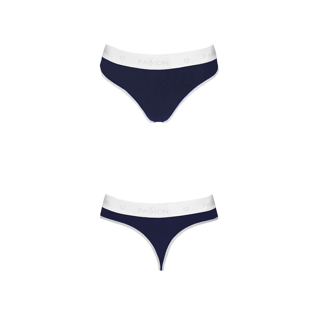 Спортивні трусики стрінги passion ps007 panties s, navy blue Спортивні трусики стрінги passion ps007 panties s, navy blue