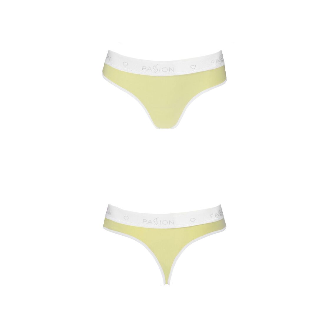 Спортивні трусики стрінги passion ps007 panties m, yellow Спортивні трусики стрінги passion ps007 panties m, yellow