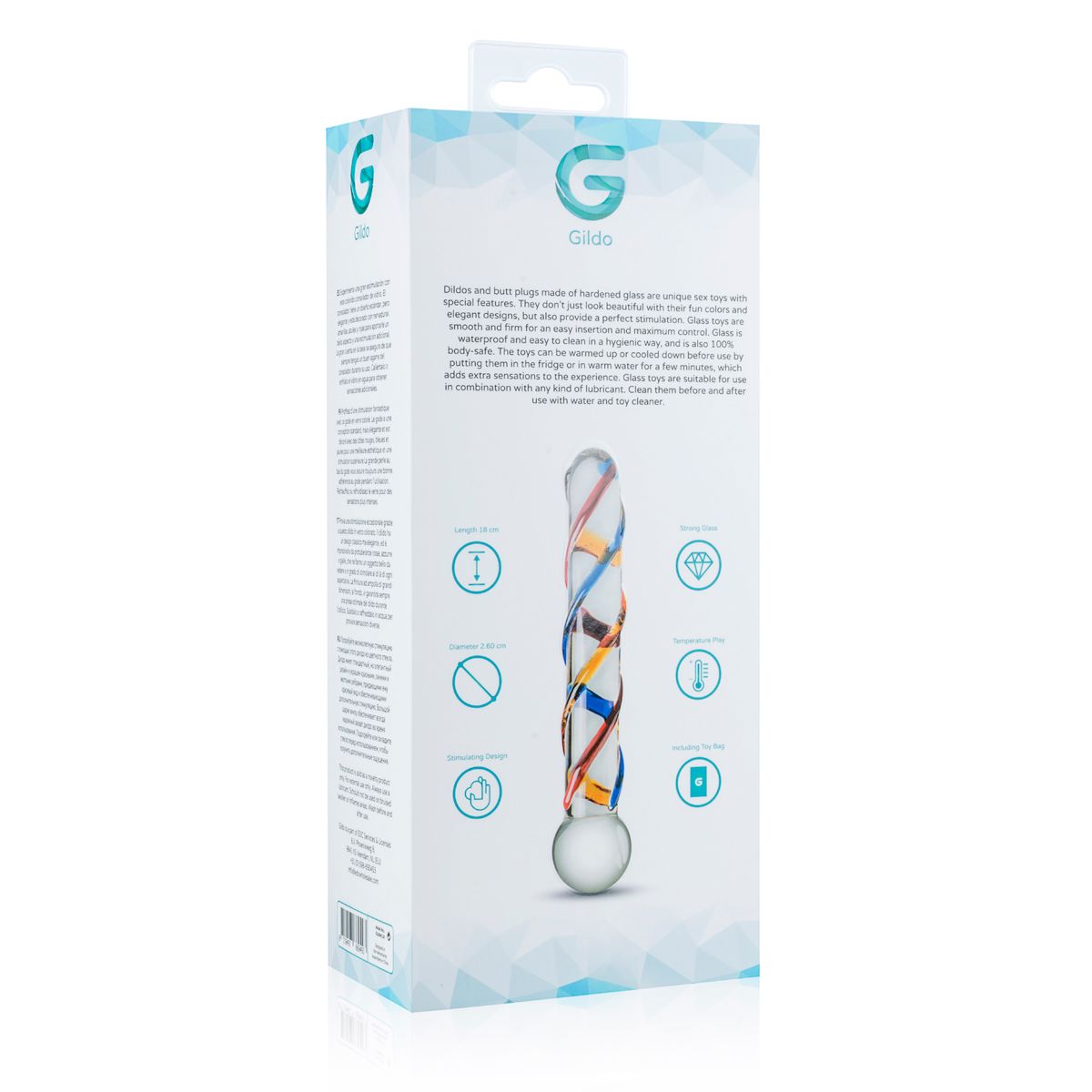 Скляний дилдо gildo glass dildo no. 10 Скляний дилдо gildo glass dildo no. 10