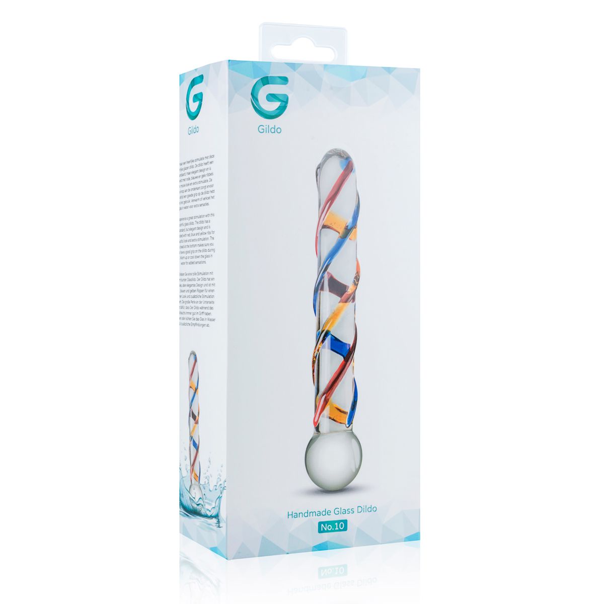 Скляний дилдо gildo glass dildo no. 10 Скляний дилдо gildo glass dildo no. 10