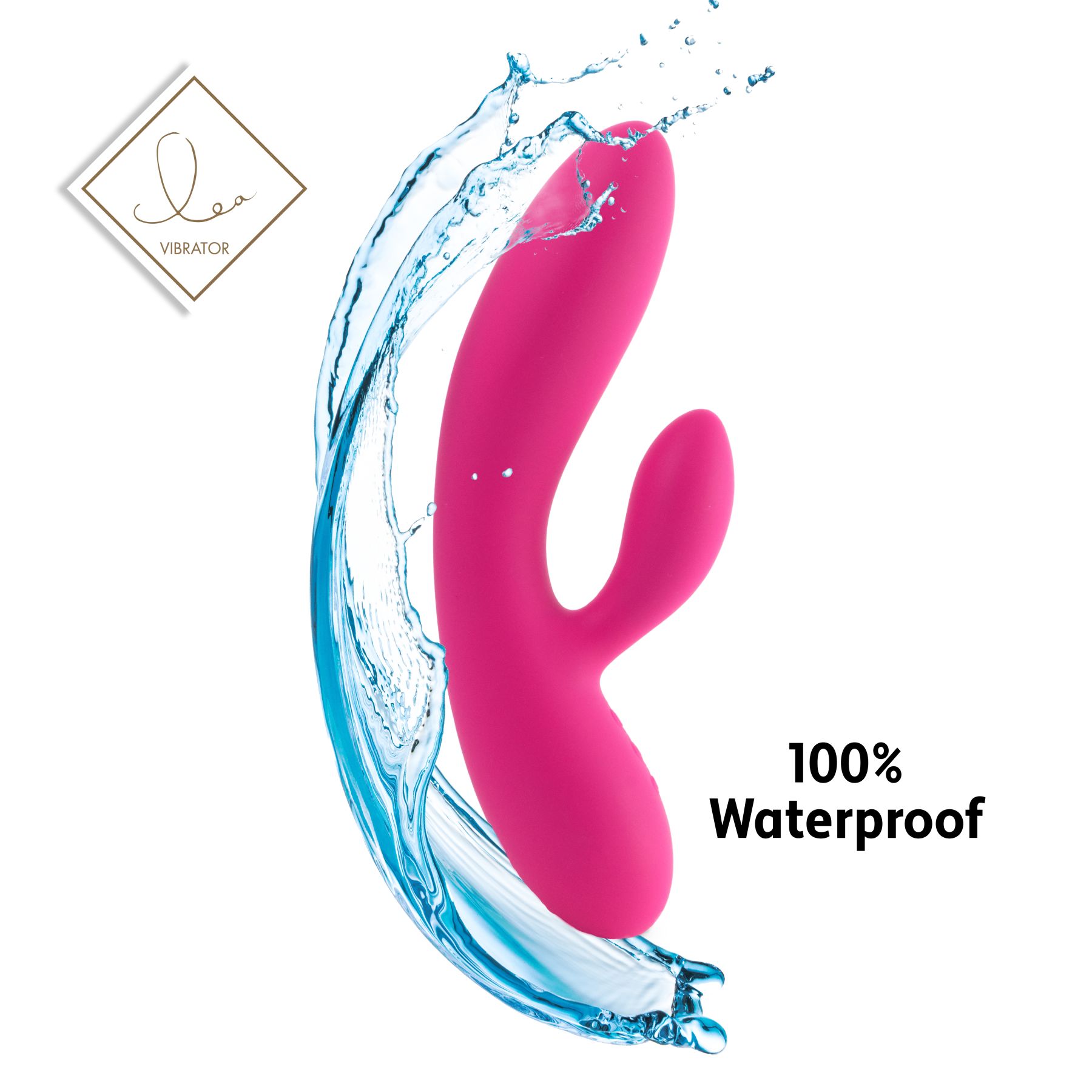 Гнучкий вібратор кролик з двома моторами feelztoys lea rabbit vibrator rubine red Гнучкий вібратор кролик з двома моторами feelztoys lea rabbit vibrator rubine red